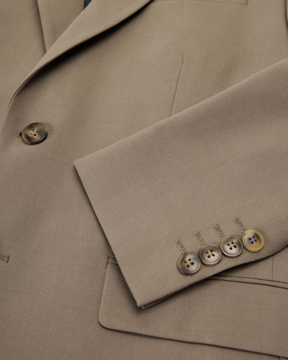 Single Breasted Tailored Jacket, Mushroom, hi-res